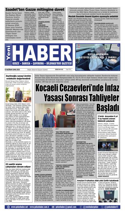 13 haziran 2025