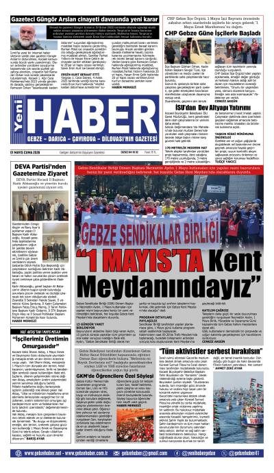 01 mayıs 2026