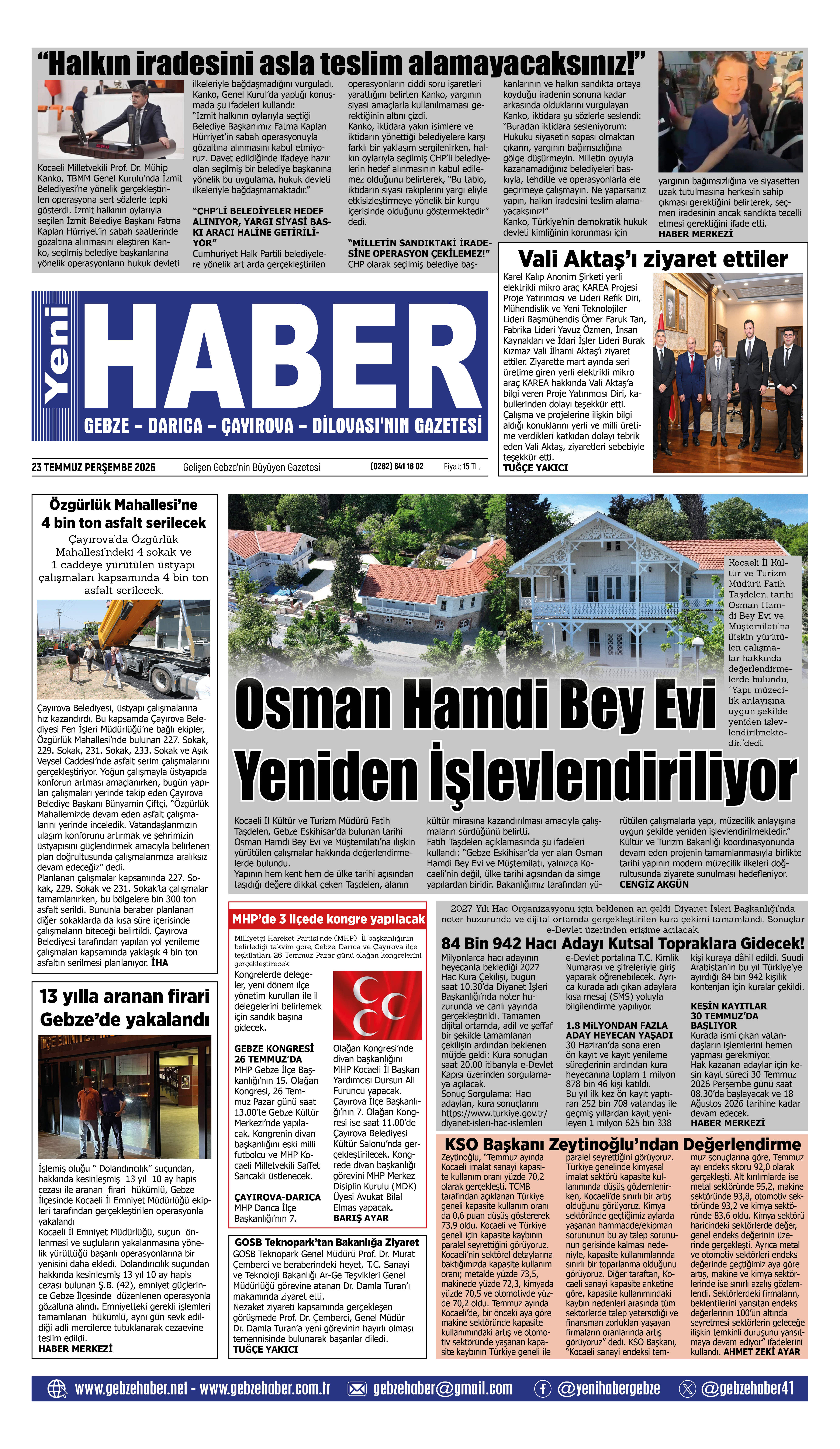 1. Sayfa