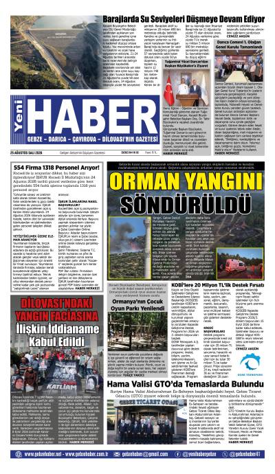 25 ağustos 2026