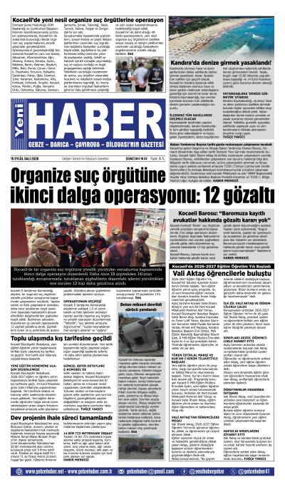 15 eylül 2026