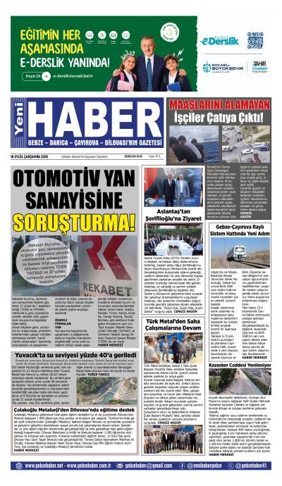 16 eylül 2026