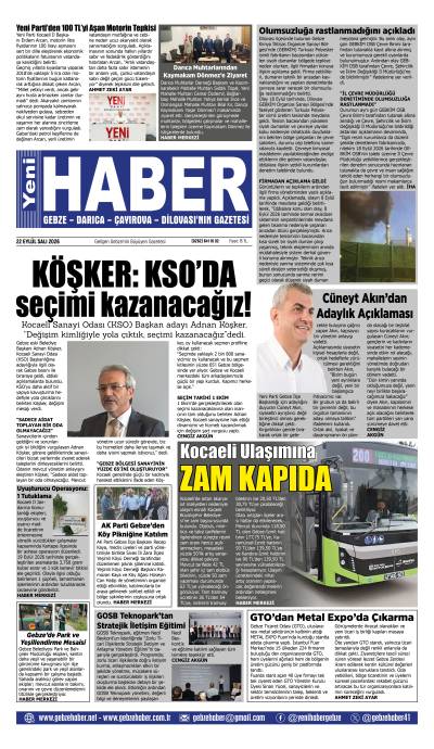 22 eylül 2026