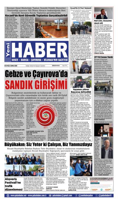 25 eylül 2026