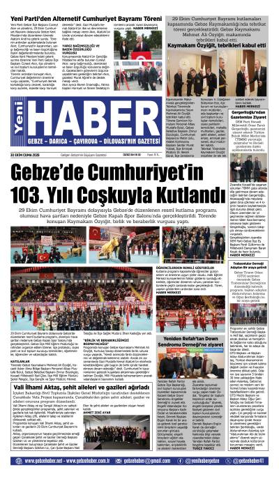 30 ekim 2026