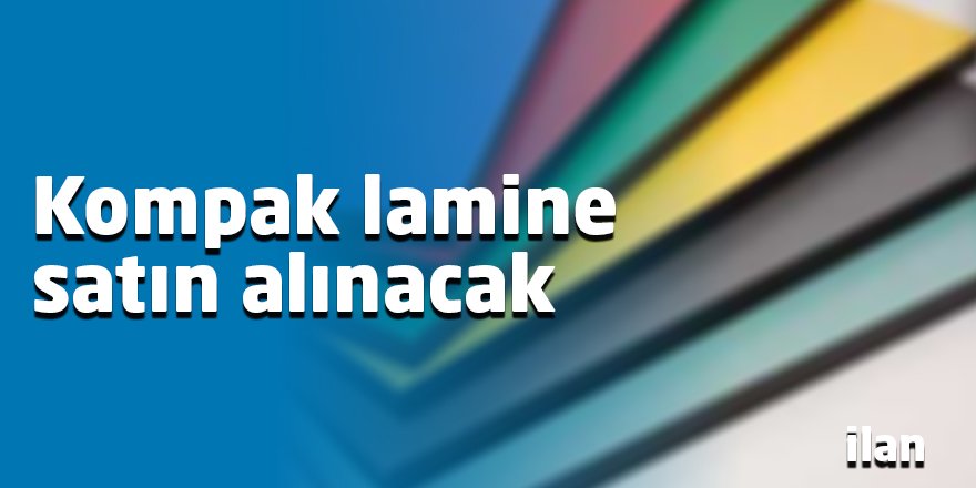 Kompak lamine satın alınacak