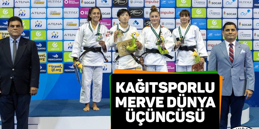 Kağıtsporlu Merve dünya üçüncüsü