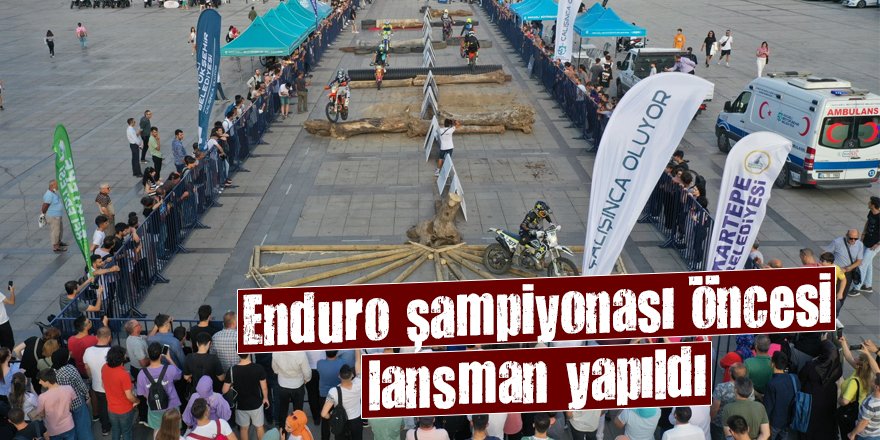 Enduro şampiyonası öncesi lansman yapıldı