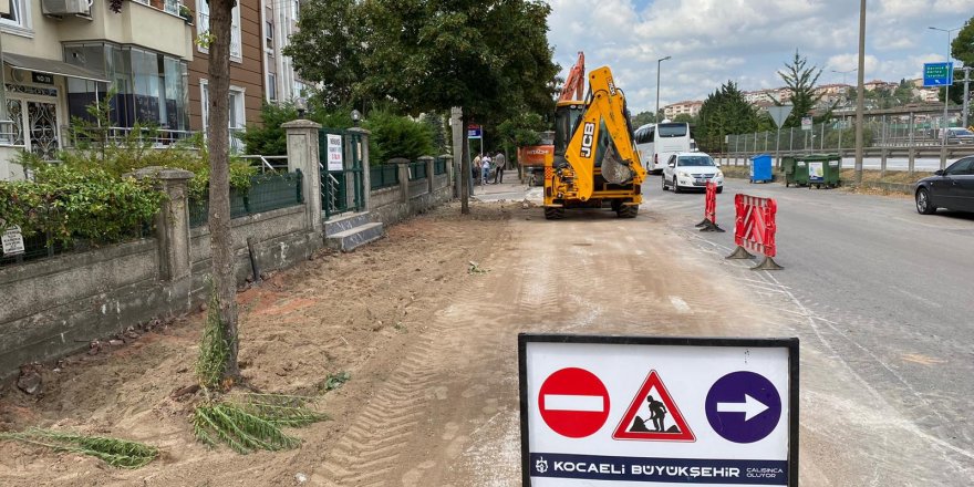 Karayolu Sokağı’nda yenileme çalışmalarına başlandı