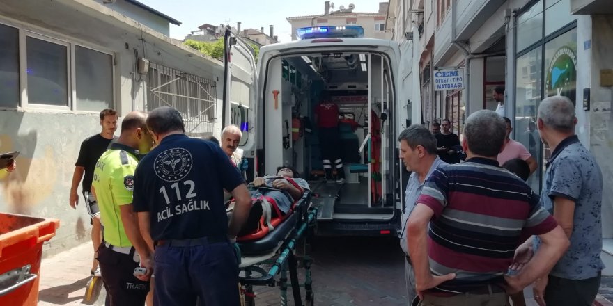 Motosikletten düşen çocuk yaralandı