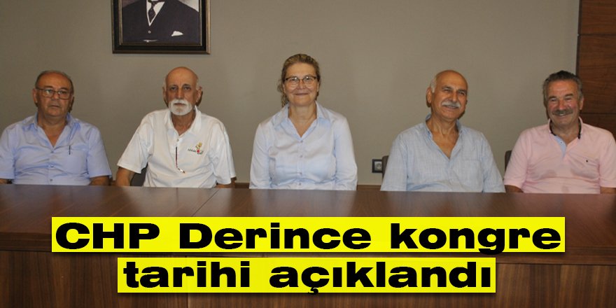 CHP Derince kongre tarihi açıklandı