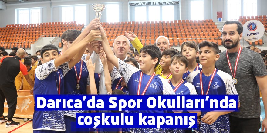 Darıca’da Spor Okulları’nda coşkulu kapanış