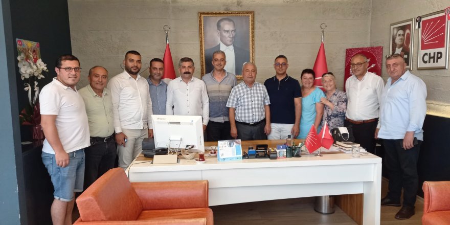 CHP’li başkanlardan Lütfü İlhan’a ziyaret