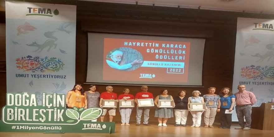 TEMA Kocaeli bileşenleri üç ödül ve iki onurluk taşıdı