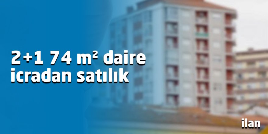 2+1 74 m² daire icradan satılık