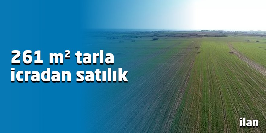 261 m² tarla icradan satılık