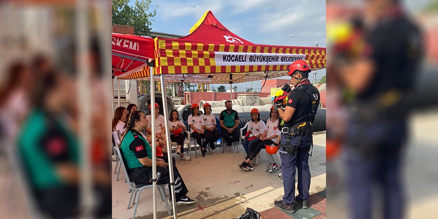 Büyükşehir İtfaiyesi’nden  GESOTİM’e eğitim