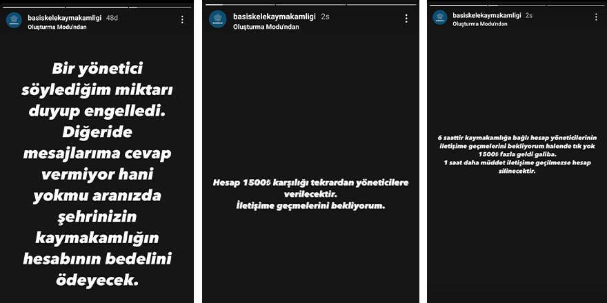 Kaymakamlığın hesabını çalıp, bin 500 TL para istediler!