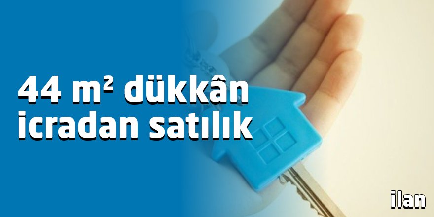 44 m² dükkân icradan satılık
