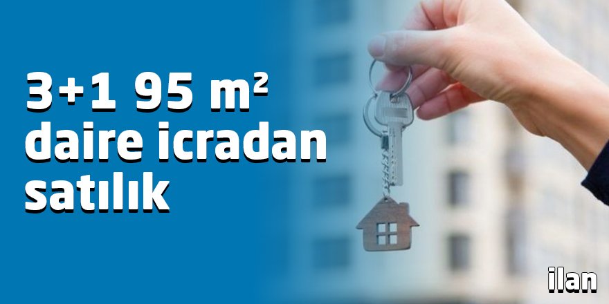 3+1 95 m² daire icradan satılık