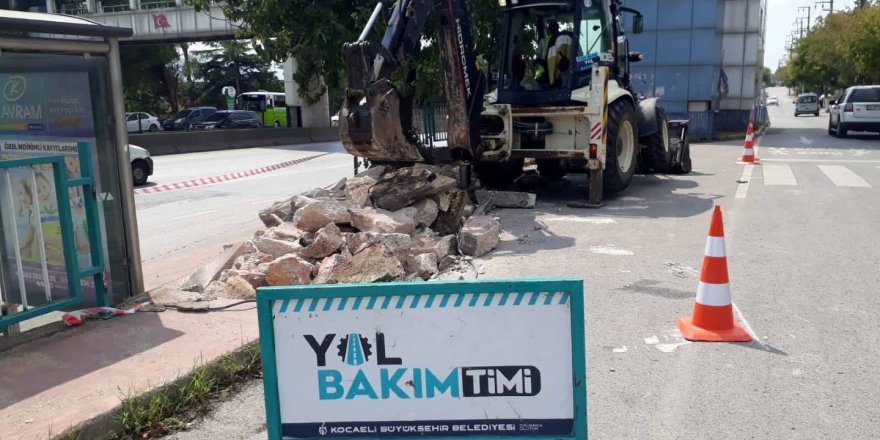 Yol Bakım Timi çalışma yaptı
