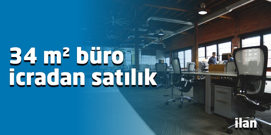 34 m² büro icradan satılık