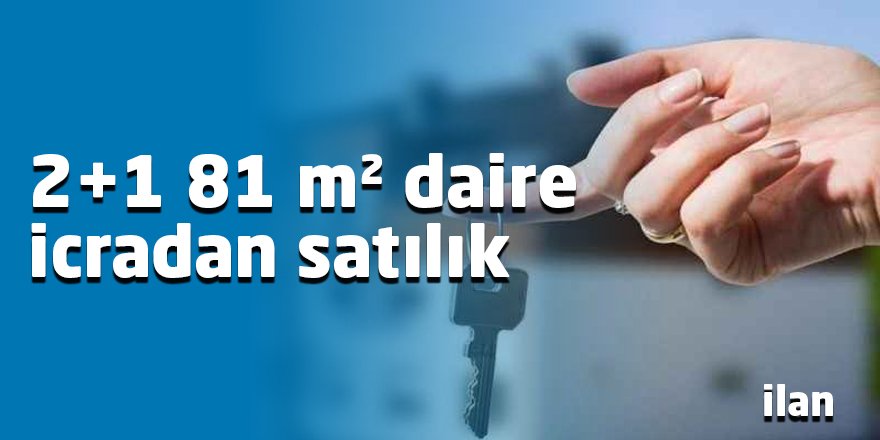 2+1 81 m² daire icradan satılık