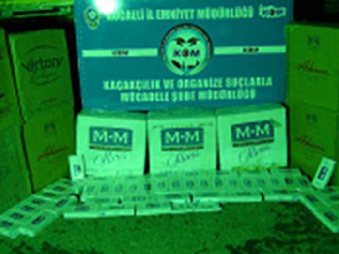 681 bin 500 paket kaçak sigara yakalandı