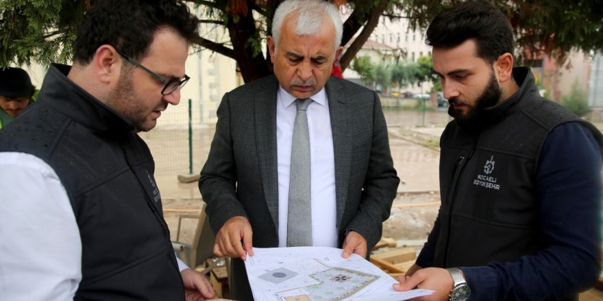 Genel Sekreter Gündoğdu,  Karabali Meydanı projesini inceledi