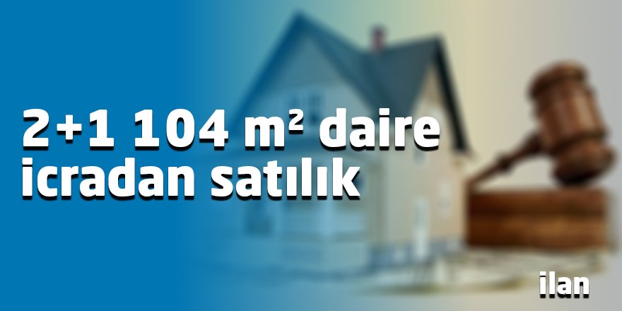 2+1 104 m² daire icradan satılık