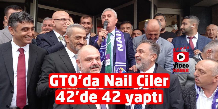 GTO’da Nail Çiler 42’de 42 yaptı
