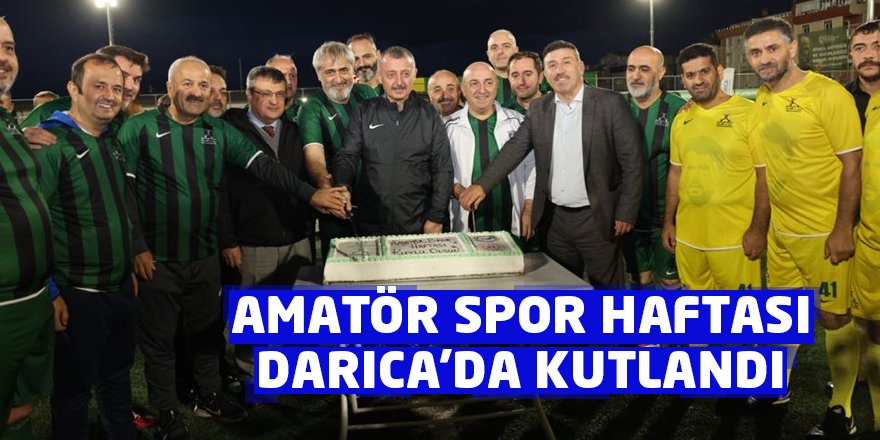 AMATÖR SPOR HAFTASI DARICA’DA KUTLANDI
