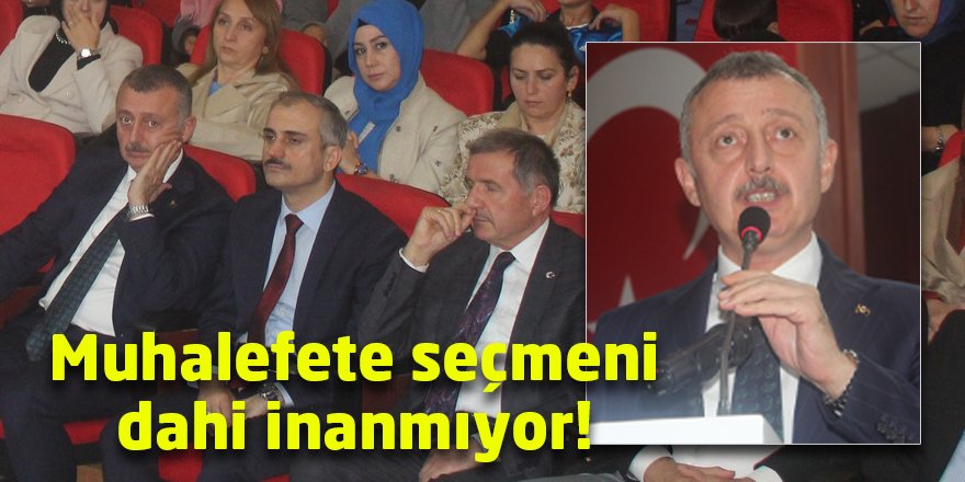 Muhalefete seçmeni dahi inanmıyor!