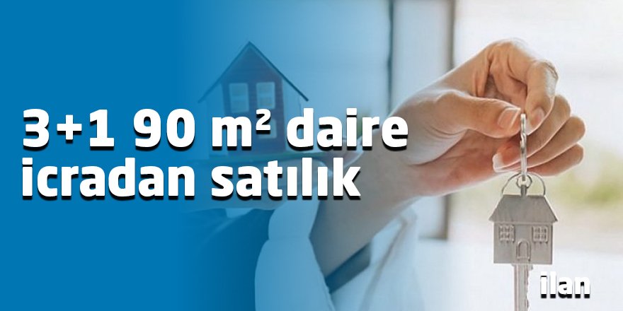 3+1 90 m² daire icradan satılık