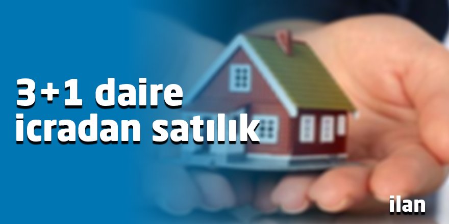 3+1 daire icradan satılık
