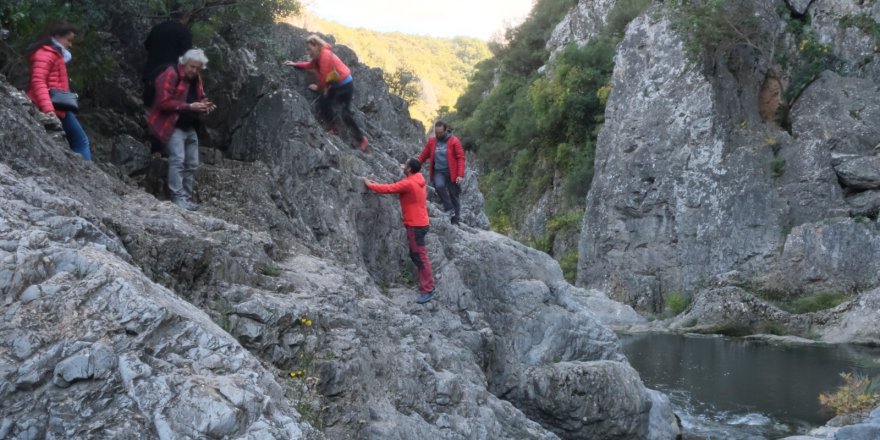 Yabancı basın mensupları Ballıkaya’da tırmanış yaptı