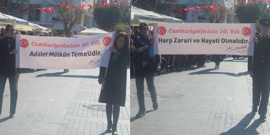 Zaman koridorunda barış ve adalete atıf