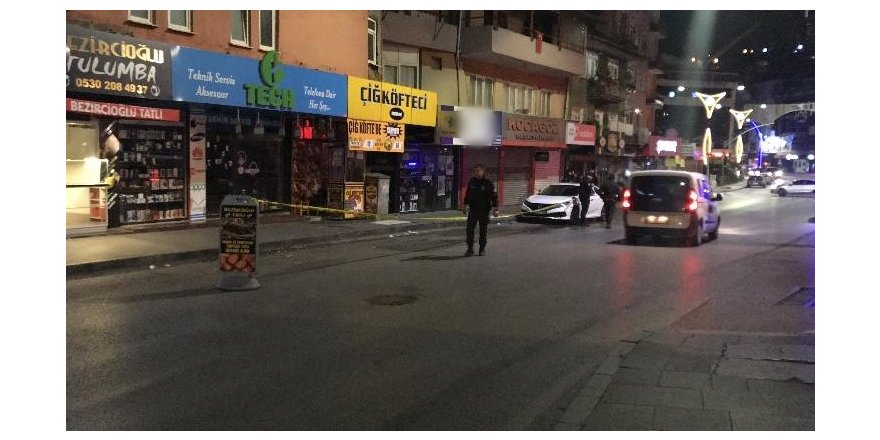 Cadde ortasında silahla vuruldu