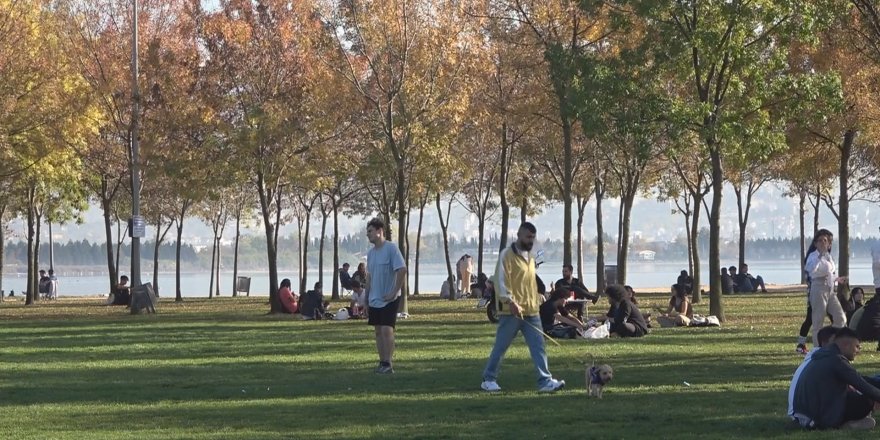 Yaz günlerini aratmayan sıcaklık