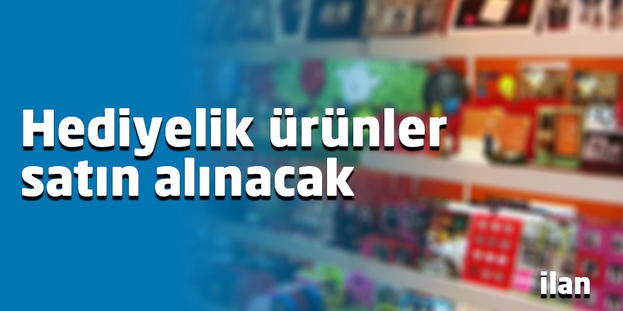 Hediyelik ürünler satın alınacak