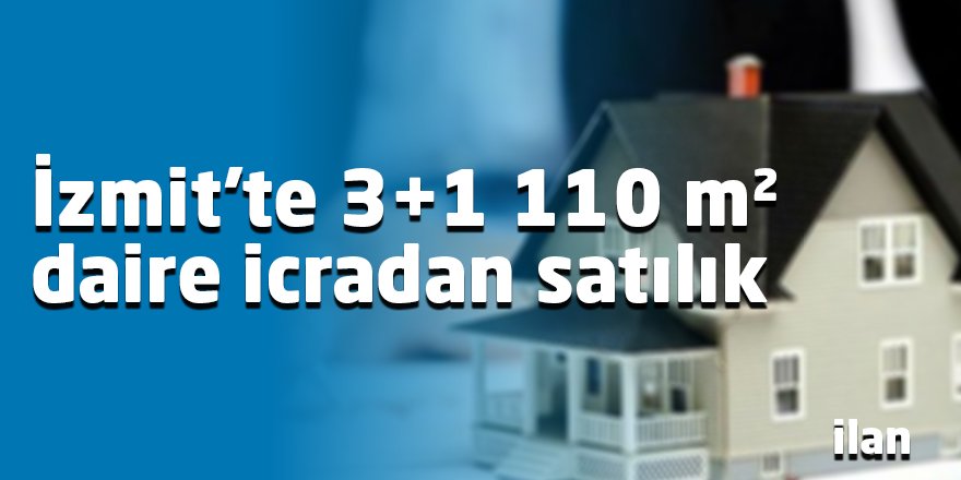 İzmit'te 3+1 110 m² daire icradan satılık