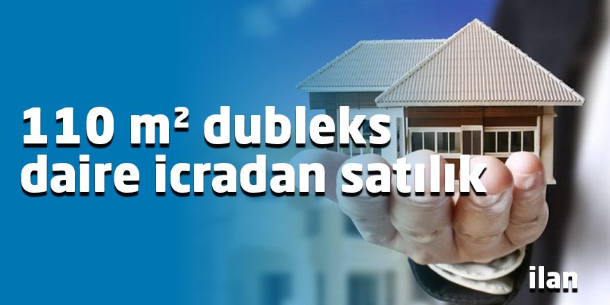 110 m² dubleks daire icradan satılık