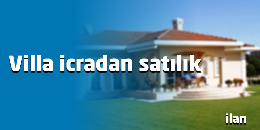 Villa icradan satılık