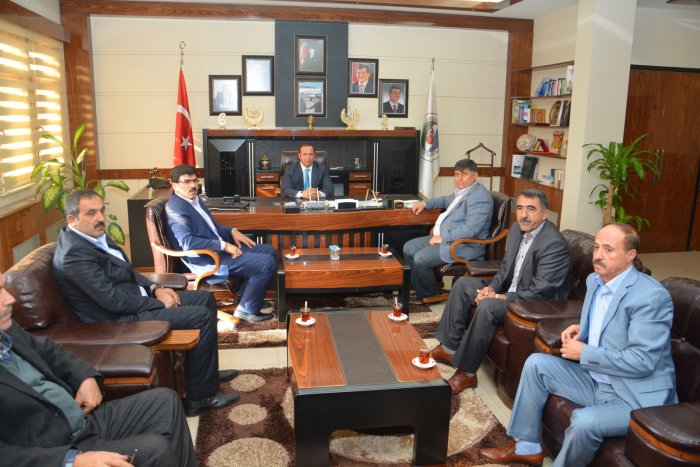 Sancak Belediye başkanından ziyaret etti