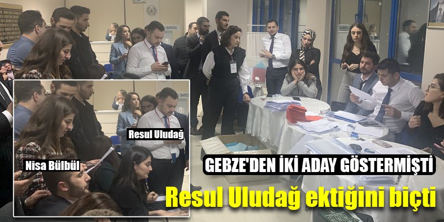 Resul Uludağ ektiğini biçti
