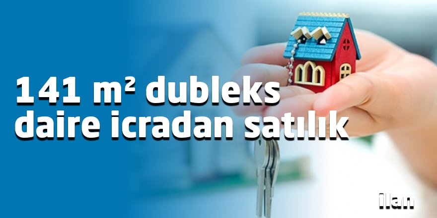 141 m² dubleks daire icradan satılık