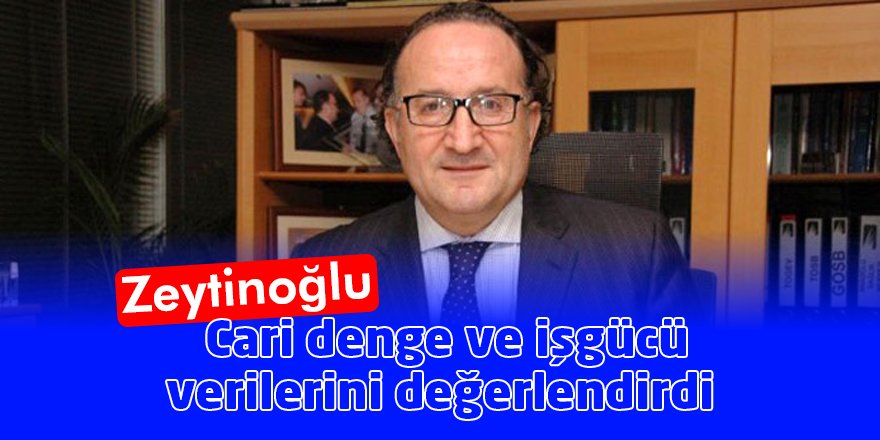 Zeytinoğlu cari denge ve işgücü verilerini değerlendirdi