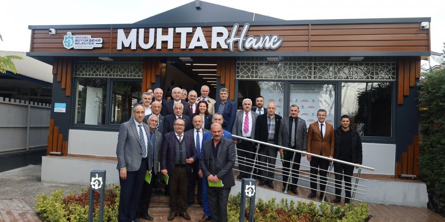 Gündoğdu, muhtarlarla bir araya geldi