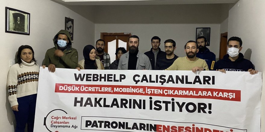 Webhelp İşçileri Engellemeye Rağmen Basın Açıklamasını Yaptı