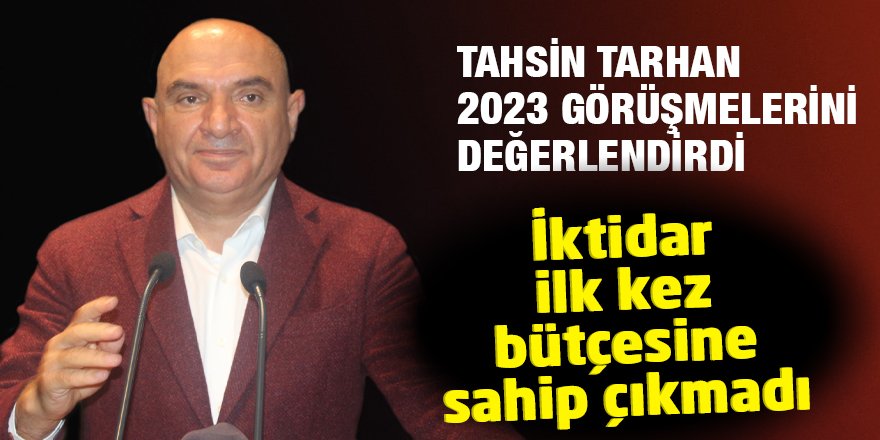 İktidar ilk kez bütçesine sahip çıkmadı